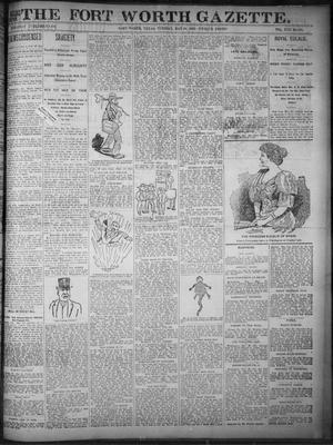 Fort Worth Gazette. (Fort Worth, Tex.), Vol. 17, No. 195, Ed. 1, Tuesday, May 30, 1893