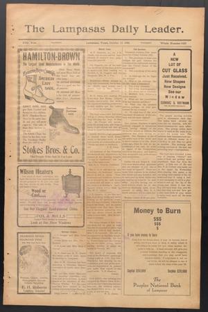 The Lampasas Daily Leader. (Lampasas, Tex.), Vol. 5, No. 1429, Ed. 1 Thursday, October 15, 1908