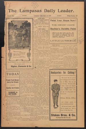 The Lampasas Daily Leader. (Lampasas, Tex.), Vol. 4, No. 949, Ed. 1 Saturday, March 30, 1907