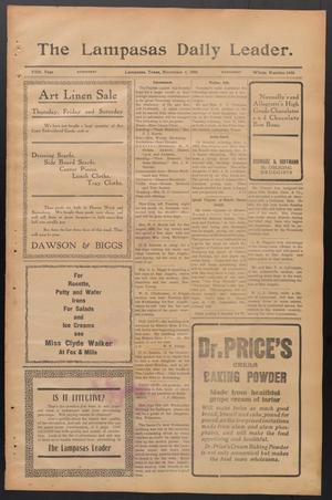 The Lampasas Daily Leader. (Lampasas, Tex.), Vol. 5, No. 1446, Ed. 1 Wednesday, November 4, 1908