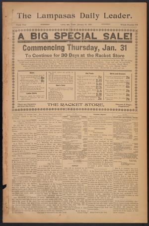 The Lampasas Daily Leader. (Lampasas, Tex.), Vol. 3, No. 898, Ed. 1 Wednesday, January 30, 1907