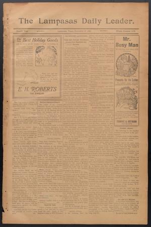 The Lampasas Daily Leader. (Lampasas, Tex.), Vol. 4, No. 1170, Ed. 1 Saturday, December 14, 1907