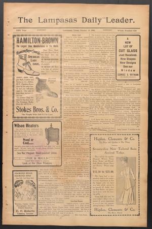 The Lampasas Daily Leader. (Lampasas, Tex.), Vol. 5, No. 1428, Ed. 1 Wednesday, October 14, 1908