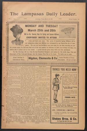 The Lampasas Daily Leader. (Lampasas, Tex.), Vol. 4, No. 942, Ed. 1 Friday, March 22, 1907