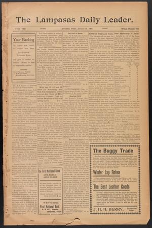 The Lampasas Daily Leader. (Lampasas, Tex.), Vol. 3, No. 888, Ed. 1 Friday, January 18, 1907
