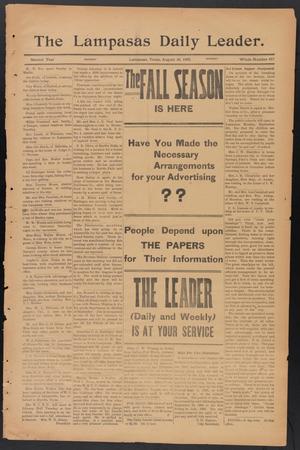 The Lampasas Daily Leader. (Lampasas, Tex.), Vol. 2, No. 457, Ed. 1 Monday, August 28, 1905