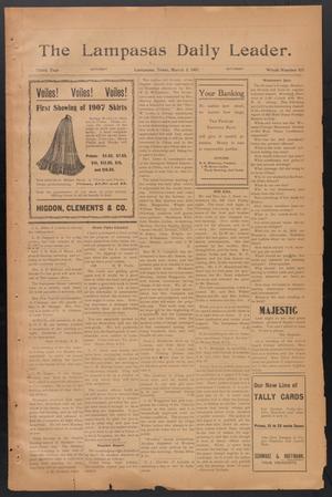 The Lampasas Daily Leader. (Lampasas, Tex.), Vol. 3, No. 925, Ed. 1 Saturday, March 2, 1907