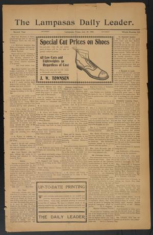 The Lampasas Daily Leader. (Lampasas, Tex.), Vol. 2, No. 432, Ed. 1 Saturday, July 29, 1905
