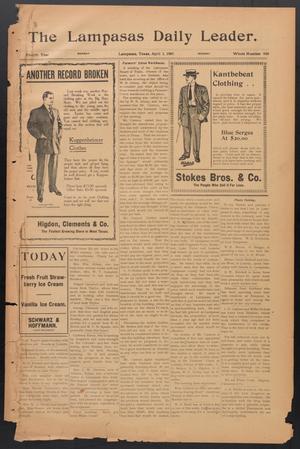 The Lampasas Daily Leader. (Lampasas, Tex.), Vol. 4, No. 950, Ed. 1 Monday, April 1, 1907