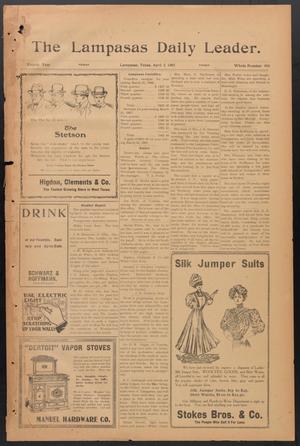 The Lampasas Daily Leader. (Lampasas, Tex.), Vol. 4, No. 954, Ed. 1 Friday, April 5, 1907