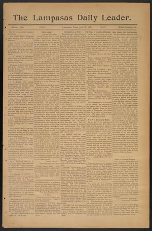 The Lampasas Daily Leader. (Lampasas, Tex.), Vol. 2, No. 403, Ed. 1 Monday, June 26, 1905