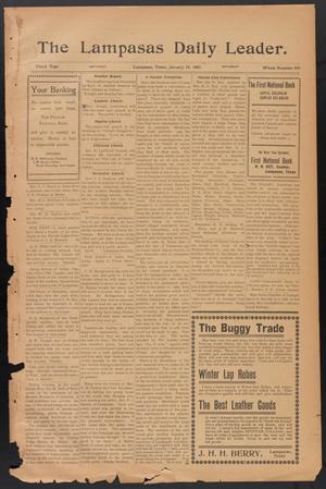 The Lampasas Daily Leader. (Lampasas, Tex.), Vol. 3, No. 889, Ed. 1 Saturday, January 19, 1907