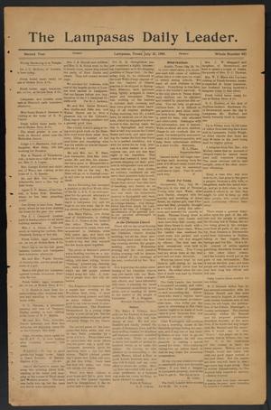 The Lampasas Daily Leader. (Lampasas, Tex.), Vol. 2, No. 425, Ed. 1 Friday, July 21, 1905