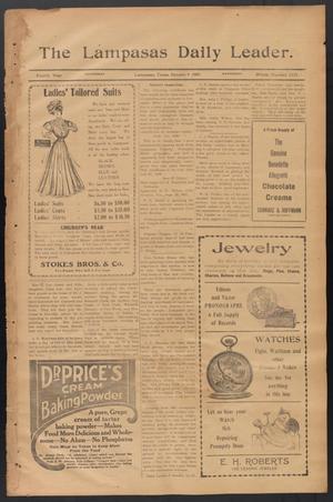 The Lampasas Daily Leader. (Lampasas, Tex.), Vol. 4, No. 1113, Ed. 1 Wednesday, October 9, 1907
