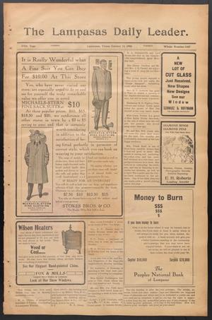 The Lampasas Daily Leader. (Lampasas, Tex.), Vol. 5, No. 1427, Ed. 1 Tuesday, October 13, 1908