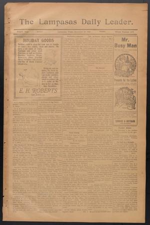 The Lampasas Daily Leader. (Lampasas, Tex.), Vol. 4, No. 1171, Ed. 1 Monday, December 16, 1907