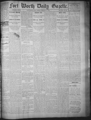 Fort Worth Daily Gazette. (Fort Worth, Tex.), Vol. 18, No. 85, Ed. 1, Friday, February 16, 1894