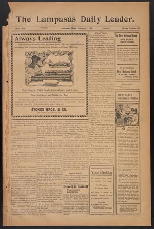 The Lampasas Daily Leader. (Lampasas, Tex.), Vol. 3, No. 905, Ed. 1 Thursday, February 7, 1907