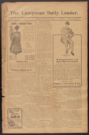 The Lampasas Daily Leader. (Lampasas, Tex.), Vol. 4, No. 1114, Ed. 1 Thursday, October 10, 1907