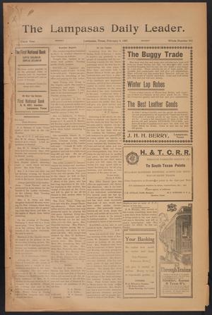 The Lampasas Daily Leader. (Lampasas, Tex.), Vol. 3, No. 902, Ed. 1 Monday, February 4, 1907