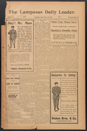 The Lampasas Daily Leader. (Lampasas, Tex.), Vol. 4, No. 948, Ed. 1 Friday, March 29, 1907