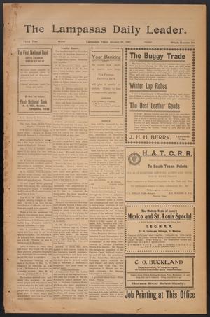 The Lampasas Daily Leader. (Lampasas, Tex.), Vol. 3, No. 894, Ed. 1 Friday, January 25, 1907