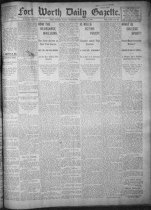 Fort Worth Daily Gazette. (Fort Worth, Tex.), Vol. 18, No. 91, Ed. 1, Thursday, February 22, 1894