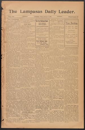 The Lampasas Daily Leader. (Lampasas, Tex.), Vol. 3, No. 880, Ed. 1 Wednesday, January 9, 1907