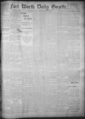 Fort Worth Daily Gazette. (Fort Worth, Tex.), Vol. 18, No. 93, Ed. 1, Saturday, February 24, 1894