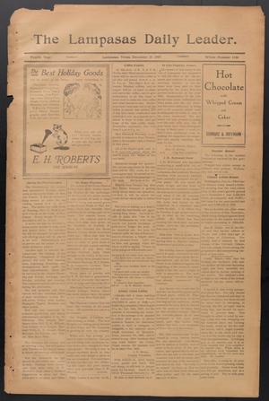 The Lampasas Daily Leader. (Lampasas, Tex.), Vol. 4, No. 1166, Ed. 1 Tuesday, December 10, 1907