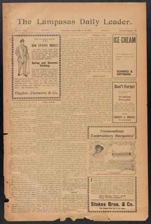 The Lampasas Daily Leader. (Lampasas, Tex.), Vol. 4, No. 937, Ed. 1 Saturday, March 16, 1907