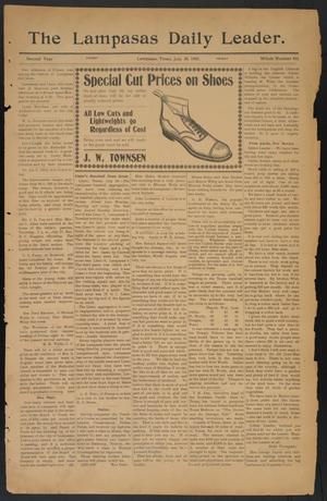 The Lampasas Daily Leader. (Lampasas, Tex.), Vol. 2, No. 431, Ed. 1 Friday, July 28, 1905