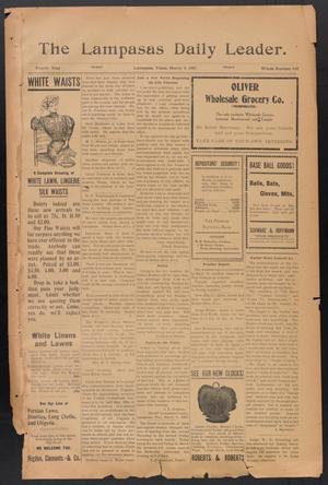 The Lampasas Daily Leader. (Lampasas, Tex.), Vol. 4, No. 930, Ed. 1 Friday, March 8, 1907