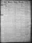 Primary view of Fort Worth Daily Gazette. (Fort Worth, Tex.), Vol. 18, No. 107, Ed. 1, Saturday, March 10, 1894