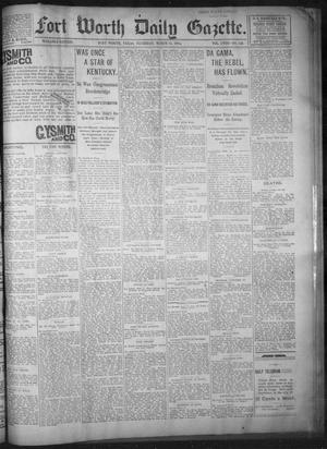 Fort Worth Daily Gazette. (Fort Worth, Tex.), Vol. 18, No. 112, Ed. 1, Thursday, March 15, 1894