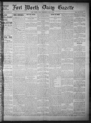 Fort Worth Daily Gazette. (Fort Worth, Tex.), Vol. 17, No. 238, Ed. 1, Wednesday, July 12, 1893