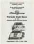 Thumbnail image of item number 1 in: '[Program: Parade Club Race, September 13-14, 1996]'.