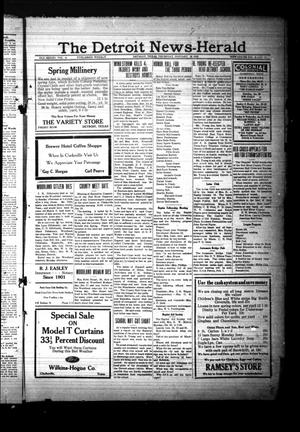The Detroit News-Herald (Detroit, Tex.), Vol. 5, No. 43, Ed. 1 Thursday, January 26, 1933