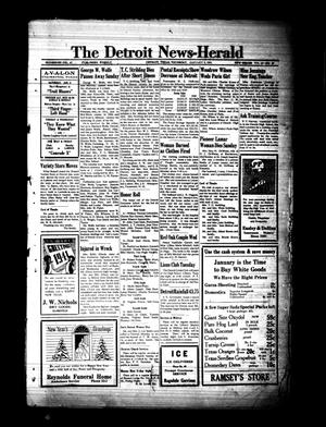 The Detroit News-Herald (Detroit, Tex.), Vol. 13, No. 39, Ed. 1 Thursday, January 2, 1941