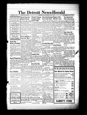 Primary view of object titled 'The Detroit News-Herald (Detroit, Tex.), Vol. 14, No. 5, Ed. 1 Thursday, May 1, 1941'.