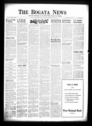 Primary view of object titled 'The Bogata News (Bogata, Tex.), Vol. 57, No. 51, Ed. 1 Thursday, September 28, 1967'.