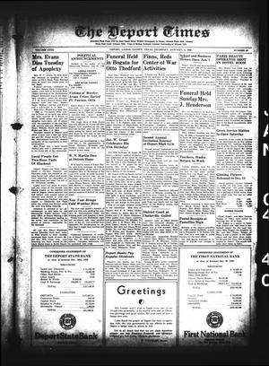 The Deport Times (Deport, Tex.), Vol. 31, No. 48, Ed. 1 Thursday, January 4, 1940