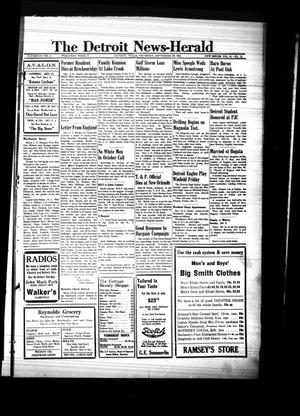 The Detroit News-Herald (Detroit, Tex.), Vol. 14, No. 26, Ed. 1 Thursday, September 25, 1941