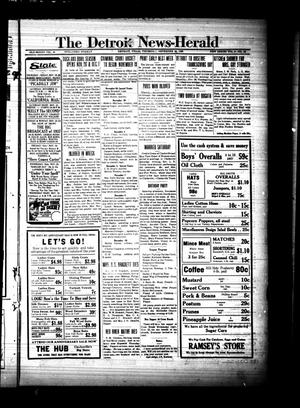 The Detroit News-Herald (Detroit, Tex.), Vol. 9, No. 34, Ed. 1 Thursday, November 19, 1936