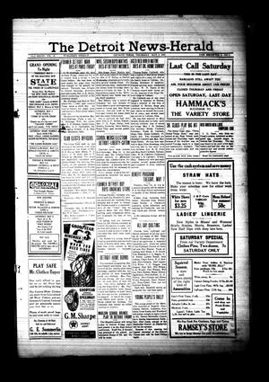 The Detroit News-Herald (Detroit, Tex.), Vol. 8, No. 5, Ed. 1 Thursday, May 2, 1935