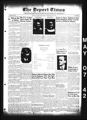 Primary view of object titled 'The Deport Times (Deport, Tex.), Vol. 34, No. 13, Ed. 1 Thursday, May 7, 1942'.