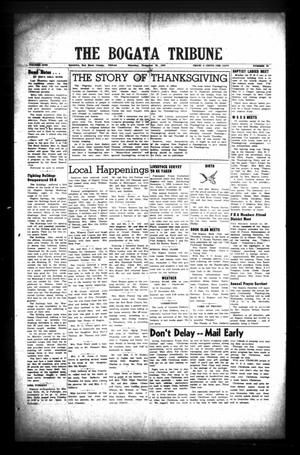 The Bogata Tribune (Bogata, Tex.), Vol. 1, No. 27, Ed. 1 Thursday, November 20, 1958