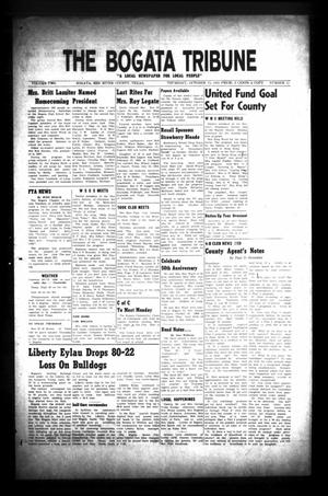 The Bogata Tribune (Bogata, Tex.), Vol. 2, No. 22, Ed. 1 Thursday, October 15, 1959