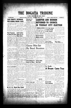 The Bogata Tribune (Bogata, Tex.), Vol. 1, No. 47, Ed. 1 Thursday, April 9, 1959
