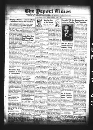 The Deport Times (Deport, Tex.), Vol. 35, No. 19, Ed. 1 Thursday, June 17, 1943